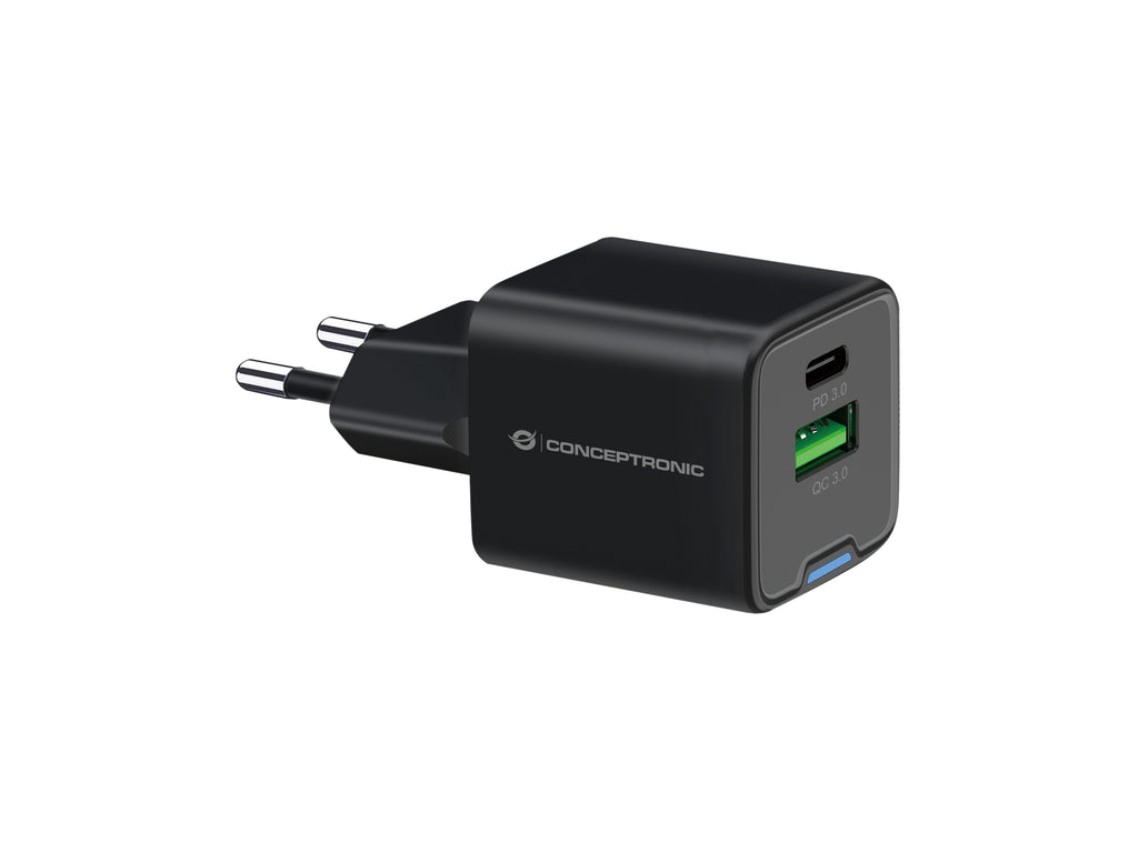 Conceptronic ALTHEA15B Chargeur Universel Secteur Charge Rapide, Noir