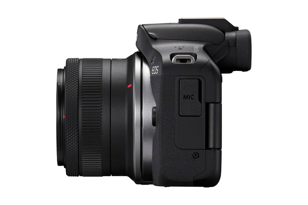 Canon EOS R50 Kit avec Objectif RF-S 18-45mm F4.5-6.3 IS STM, 24,2 MP CMOS, Noir