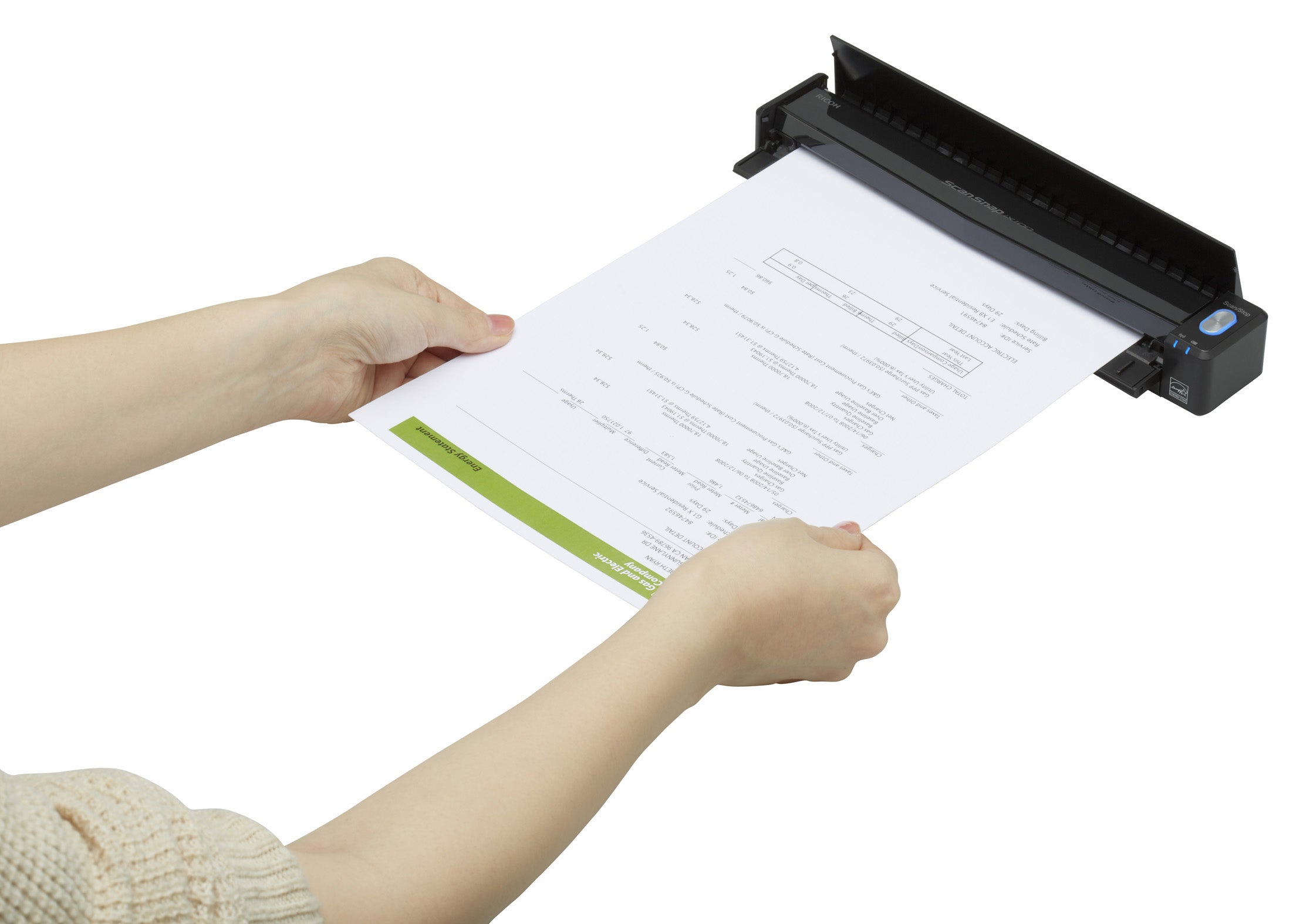 Ricoh ScanSnap iX100 Numériseur à alimentation papier + chargeur de document 600 x 600 DPI A4 Noir