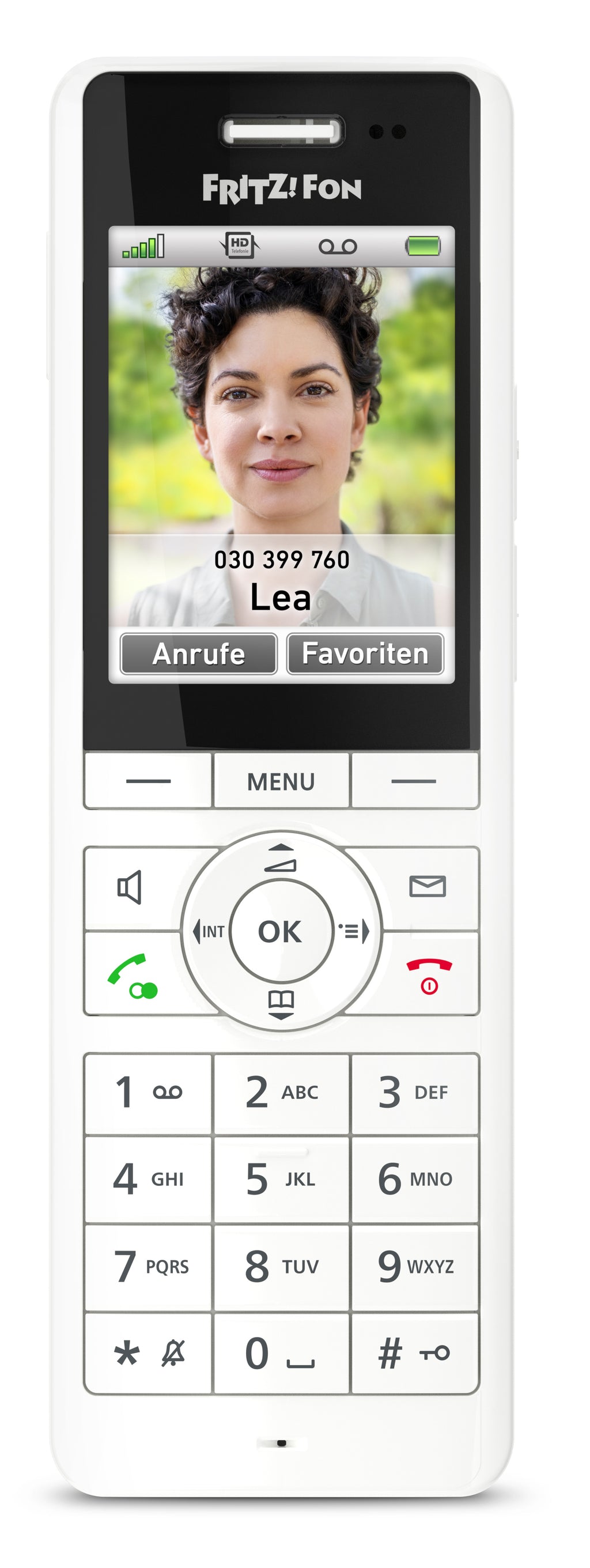 Fon FRITZ! X6 Téléphone DECT Identification de l'appelant Blanc