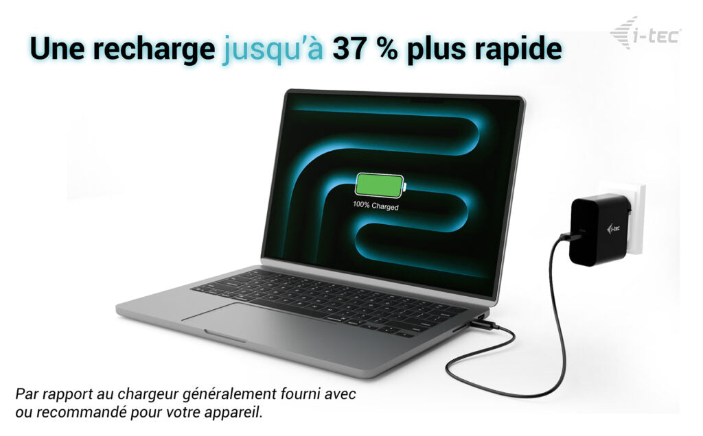 i-tec 100W USB-C GaN Charger - vue 5