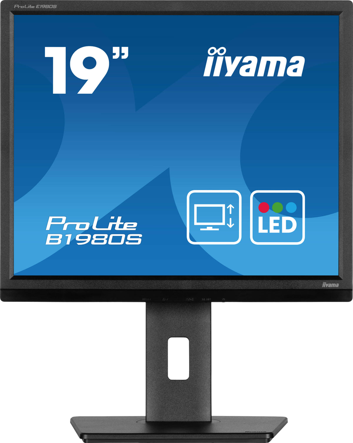iiyama ProLite B1980S-B1 Écran PC 19" (48,3 cm) LED VGA 1280 x 1024 pixels Noir