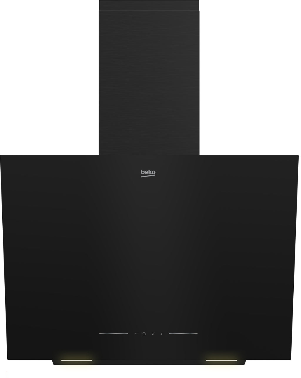 Beko BHCA62442BBH hotte Montée au mur Noir 408 m³/h