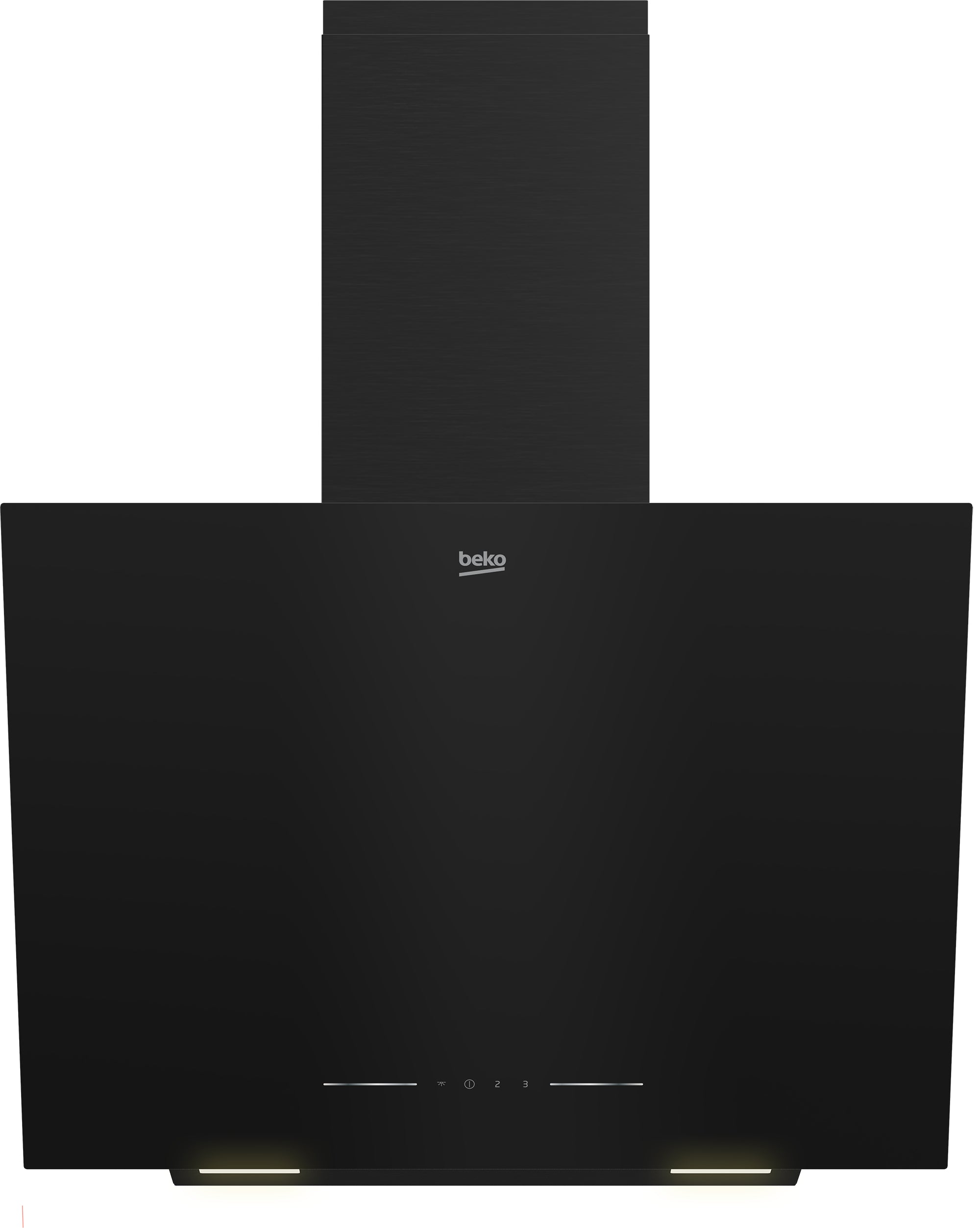 Beko BHCA62442BBH hotte Montée au mur Noir 408 m³/h