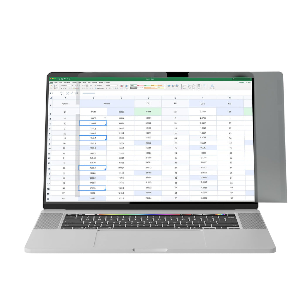 StarTech.com Filtre de Confidentialité Rabattable pour MacBook Pro 16" M1 M2 M3 M4, Protecteur d'Écran contre la Lumière Bleue, Double Face Anti-Reflets Mat ou Brillant, Écran de Confidentialité