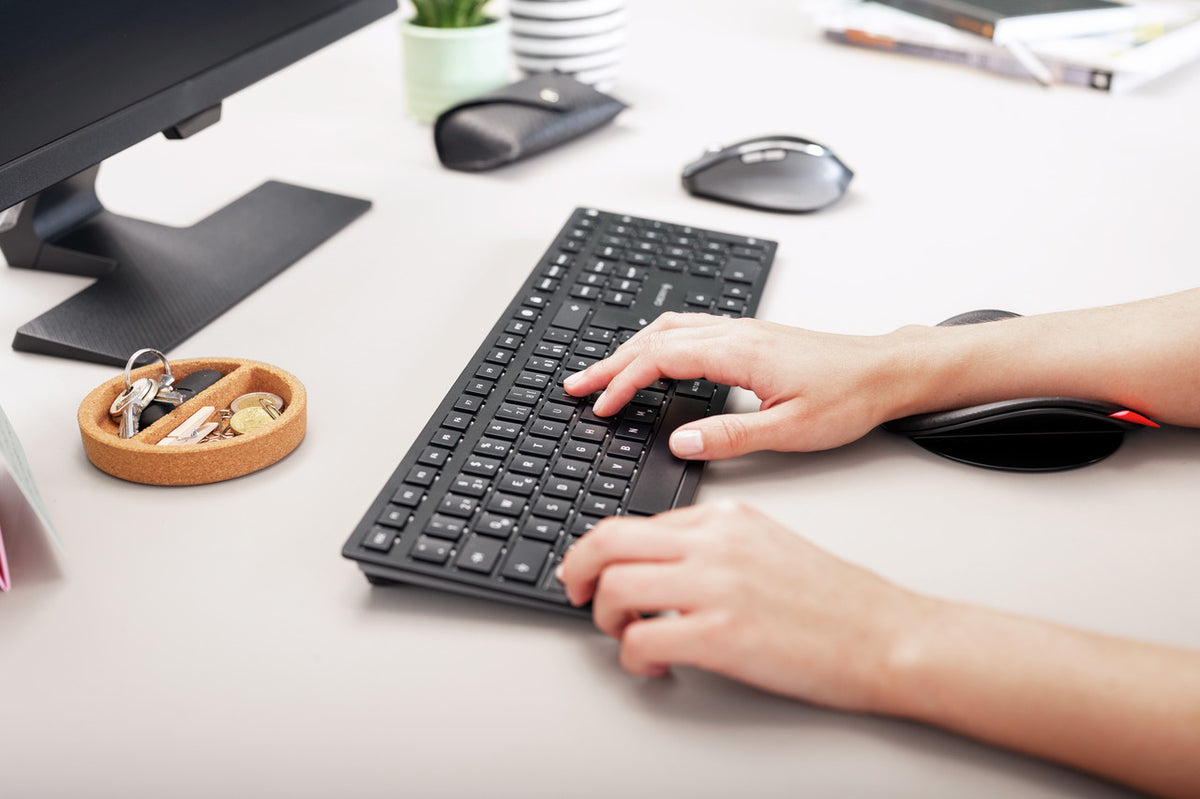 Cherry KW 9100 Slim Clavier Sans Fil RF et Bluetooth QWERTY Anglais Noir