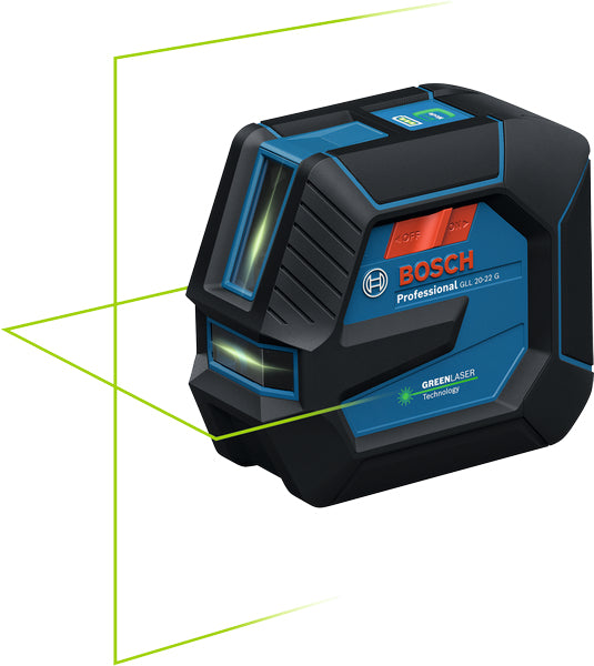 Bosch Bosch GLL 20-22 G Niveau de ligne 20 m 500-540 nm (< 10mW)