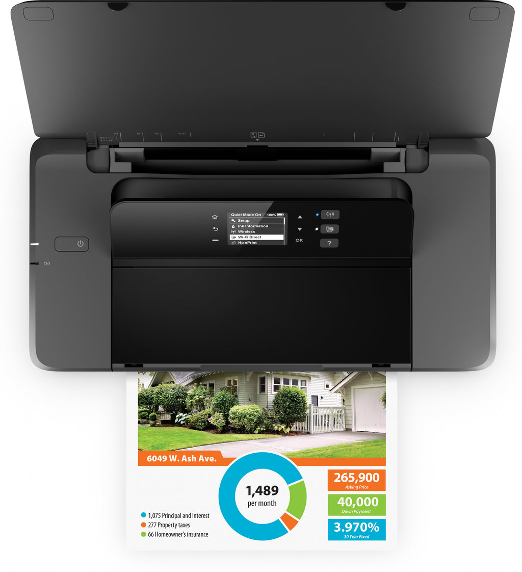HP Officejet 200 Mobile Sans fil Couleur Imprimante