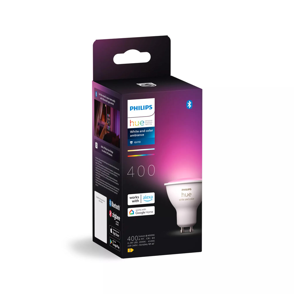 Philips Hue White and Color ambiance GU10 - Spots connectés