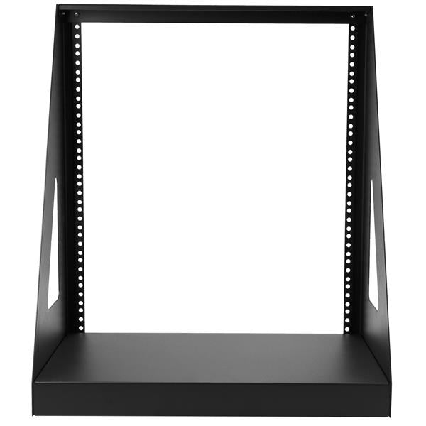 StarTech.com Rack Réseau 12U à 2 Poteaux et Cadre Ouvert, Très Gros calibre - Max 160kg - Rack de Bureau 19" pour Ordina