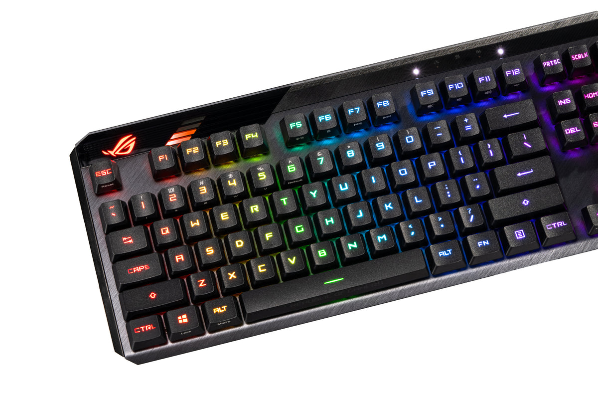 ASUS ROG RX PBT Keycap Set, Capuchons de Clavier Noir