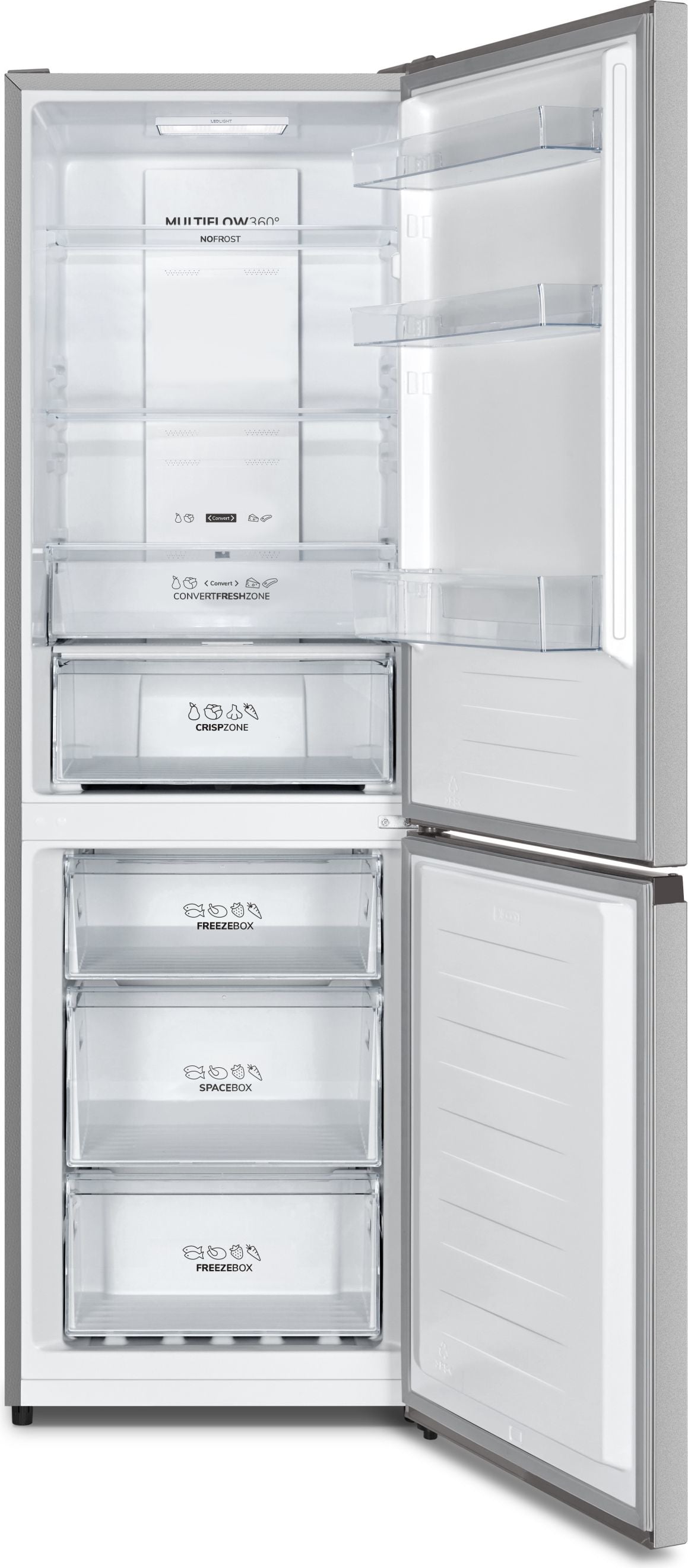Gorenje NRK6192AS4 Pose libre 304 L Gris