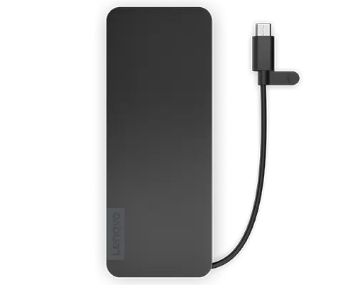 Lenovo 4X11N40212 station d'accueil Avec fil USB 3.2 Gen 1 (3.1 Gen 1) Type-C Noir