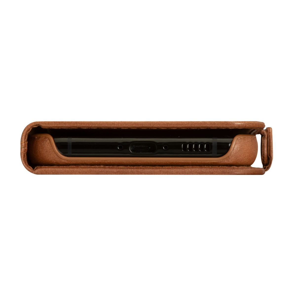 Coque de Protection Folio Lynge pour Samsung Galaxy S23+, 6.6 pouces, Marron