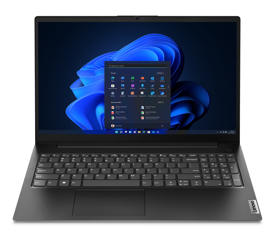 Lenovo V15 G4 AMN AMD Ryzen™ 5 7520U Ordinateur portable 39,6 cm (15.6") Full HD 8 Go LPDDR5-SDRAM 512 Go SSD Wi-Fi 5 (802.11ac) Anglais Noir
