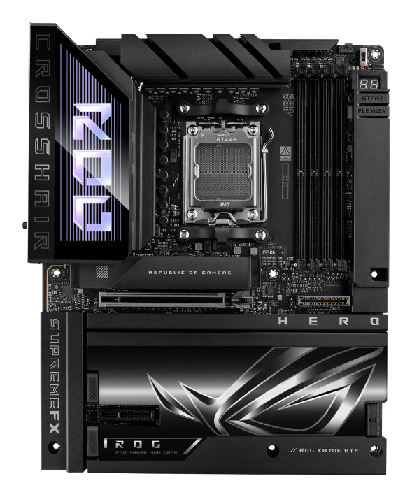 ASUS ROG CROSSHAIR X870E HERO BTF AMD X870E Emplacement AM5 ATX