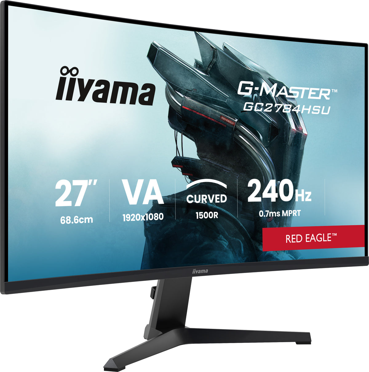 iiyama G-MASTER Red Eagle GC2784HSU-B1 27 VA 1920 x 1080 (Full HD) HDMI DisplayPort 240Hz