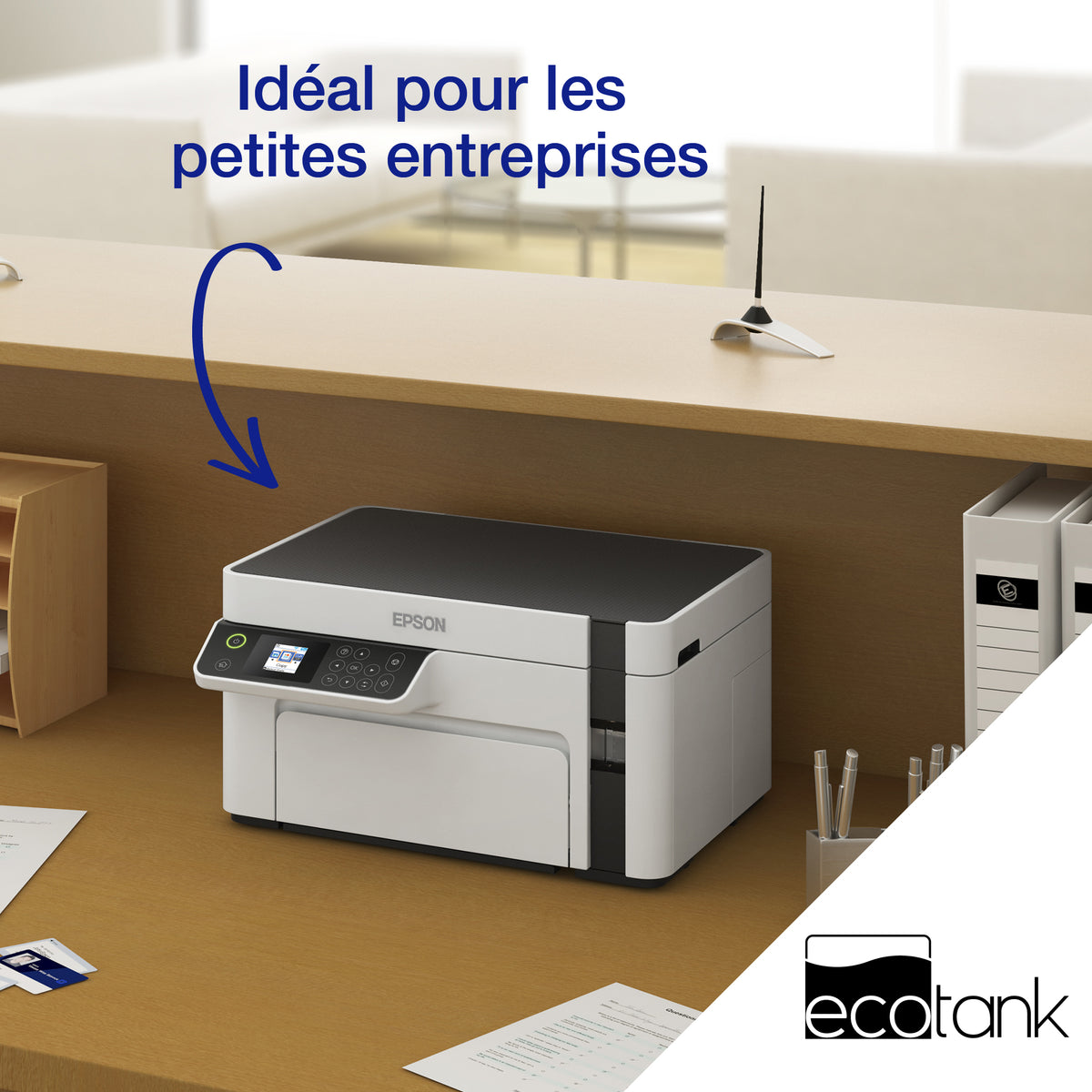 Epson EcoTank ET-M2120 Imprimante Jet d'encre A4, 1440 x 720 DPI, 32 ppm, Wifi