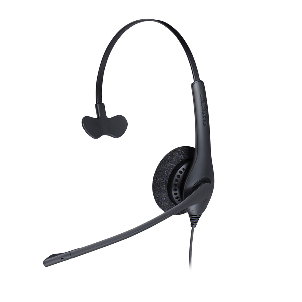 Jabra Biz 1500 Casque Filaire Professionnel pour Bureau et Centre d'appels, Noir
