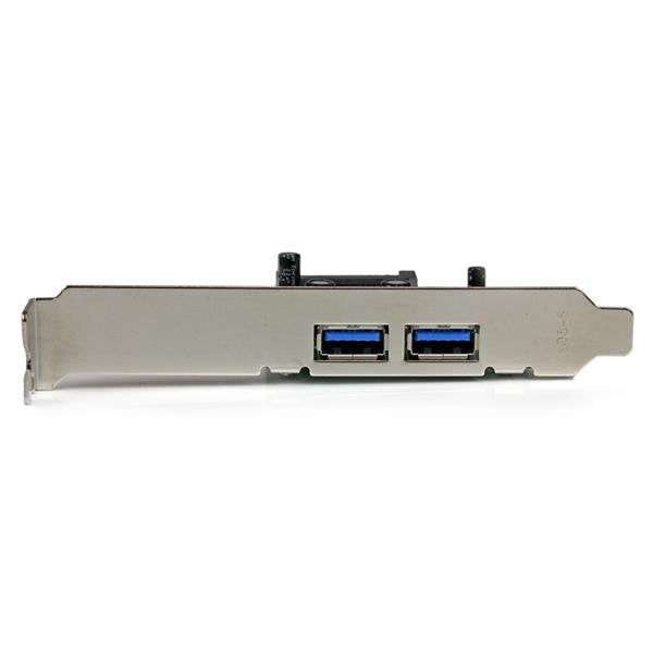 StarTech.com Carte Contrôleur PCI Express vers 2 ports USB 3.0 avec UASP et Alimentation SATA