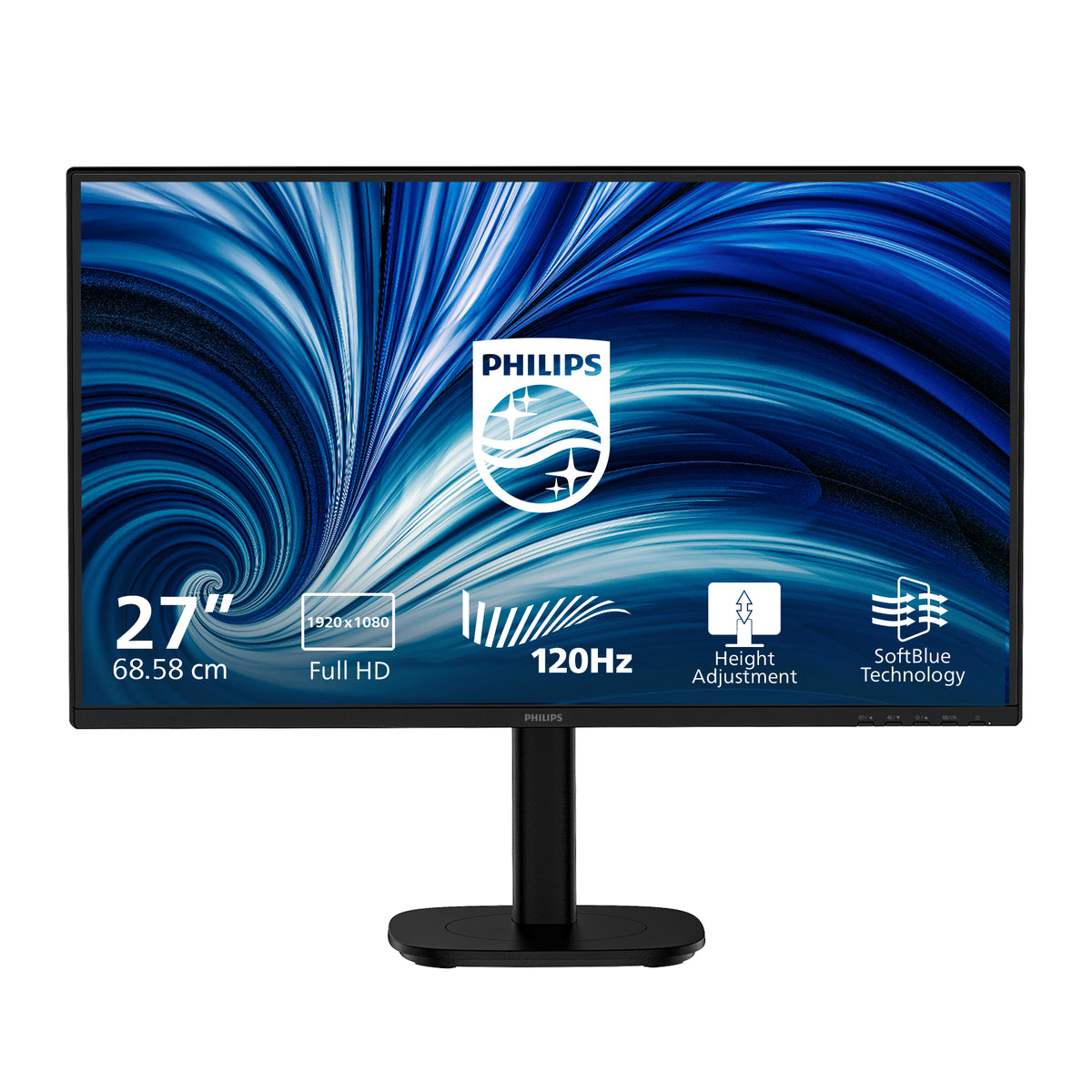 Philips 3000 series 27B2N3200A/61 écran plat de PC 68,6 cm (27") 1920 x 1080 pixels Full HD LCD Noir