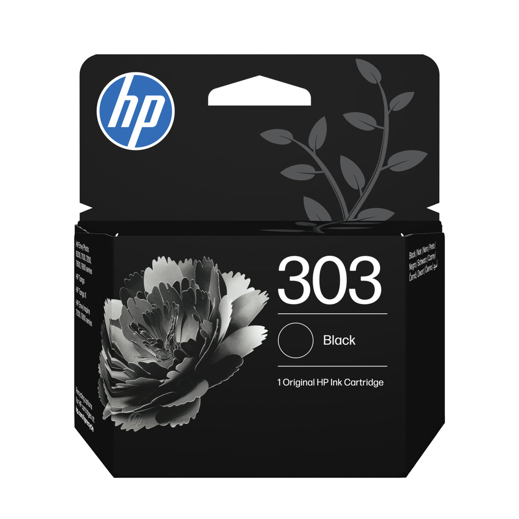 HP Pack de 2 cartouches authentiques d'encre noire/trois couleurs 303