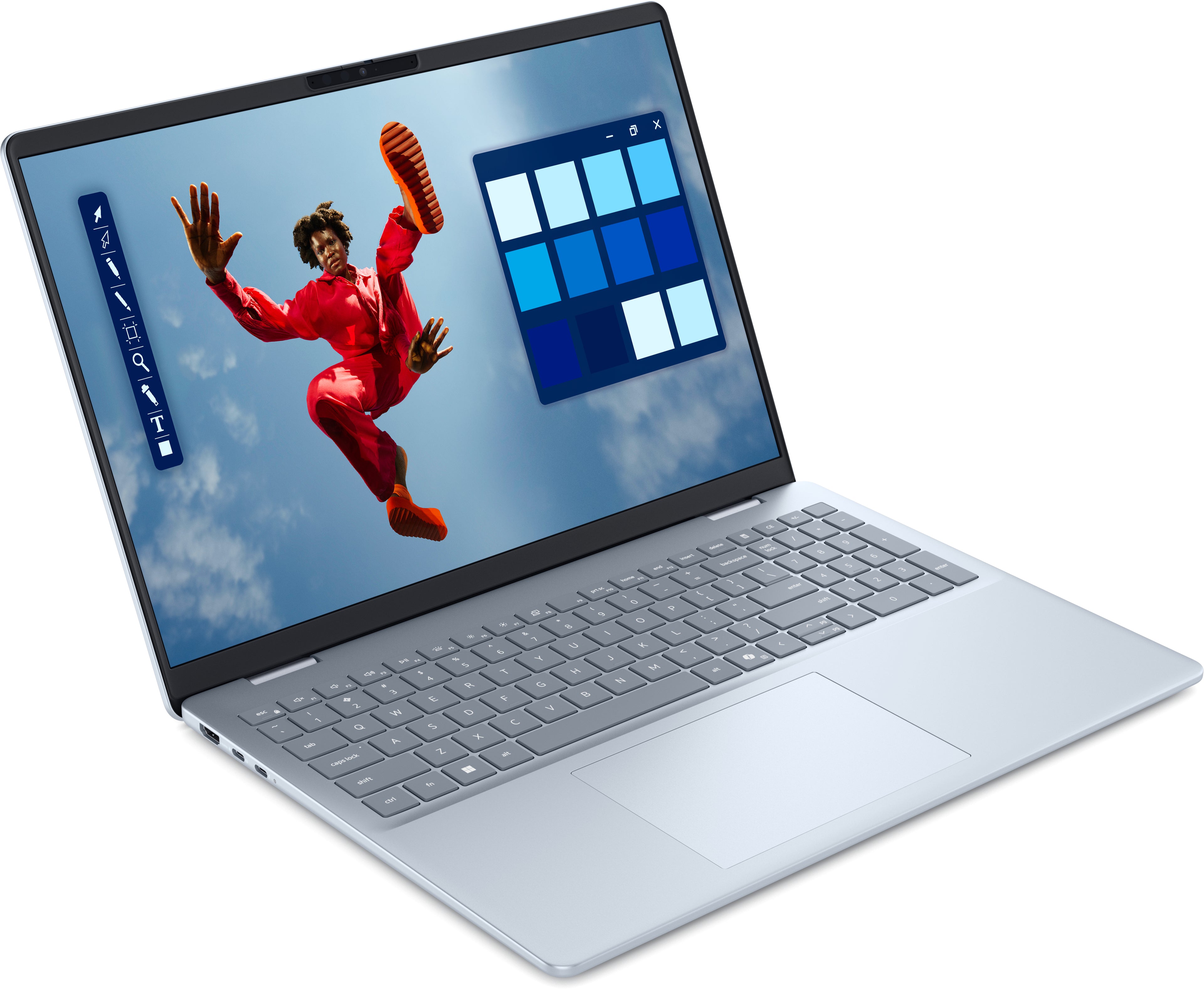 DELL 16 Plus DB16250 Intel Core Ultra 7 258V Ordinateur portable 40,6 cm (16") Écran tactile Full HD+ 32 Go LPDDR5x-SDRAM 1 To SSD Wi-Fi 7 (802.11be) Windows 11 Pro Bleu