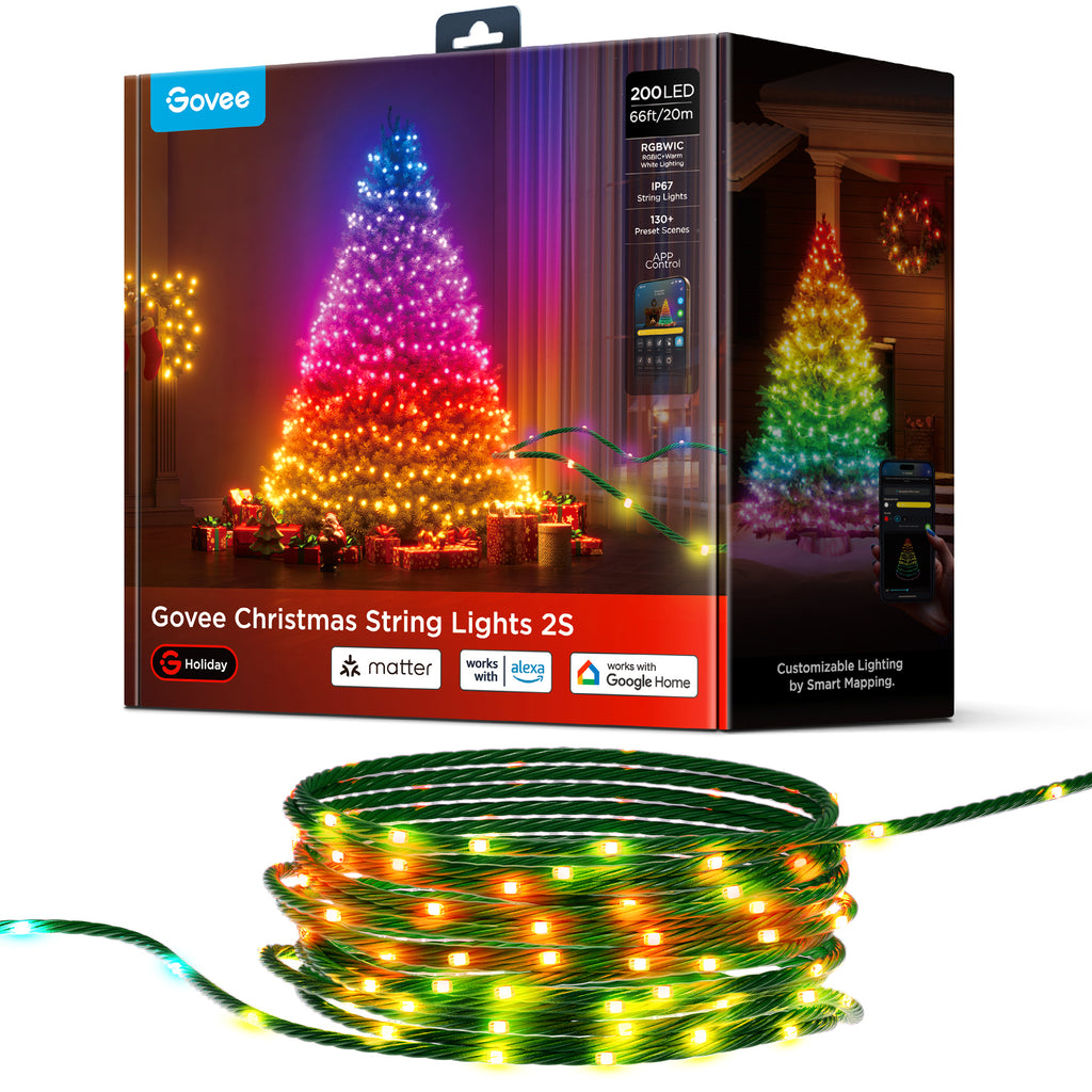 Govee H80C4 Guirlande lumineuse intelligente Wi-Fi/Bluetooth 15 W
