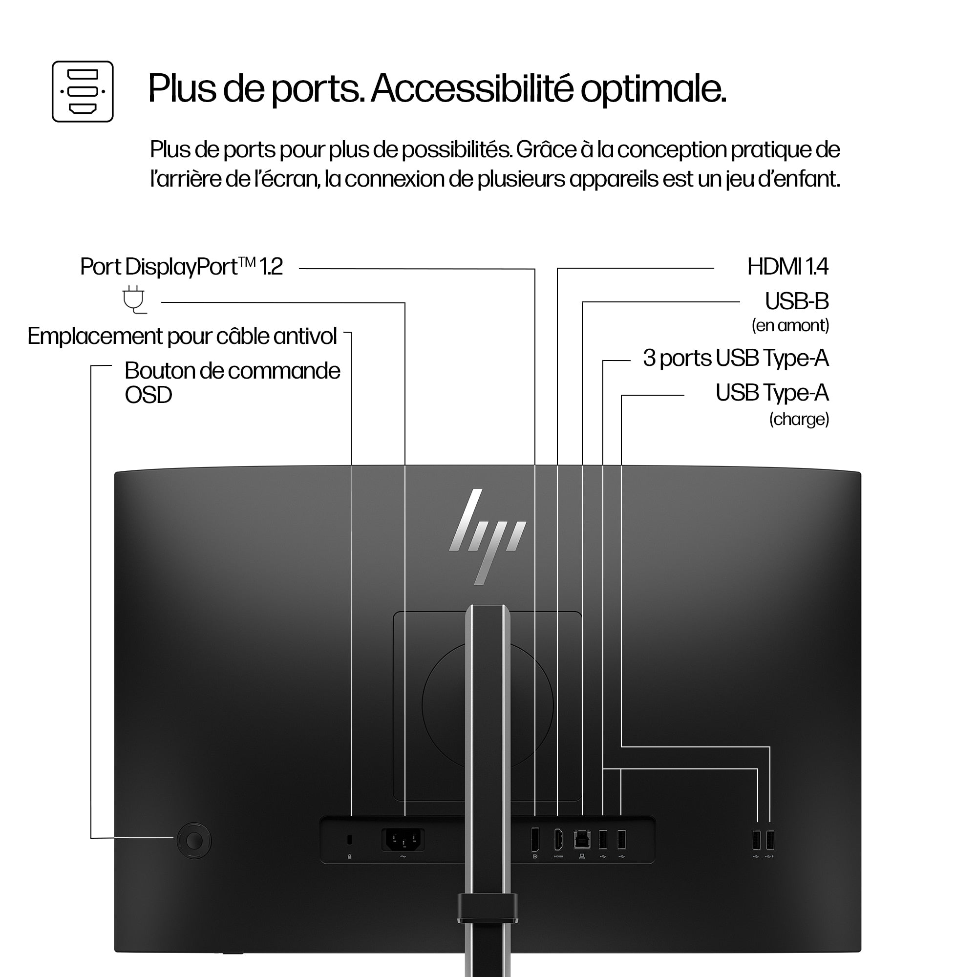 HP Series 5 Pro Moniteur WUXGA 24 pouces Série 5 Pro - 524pn Sans PVC