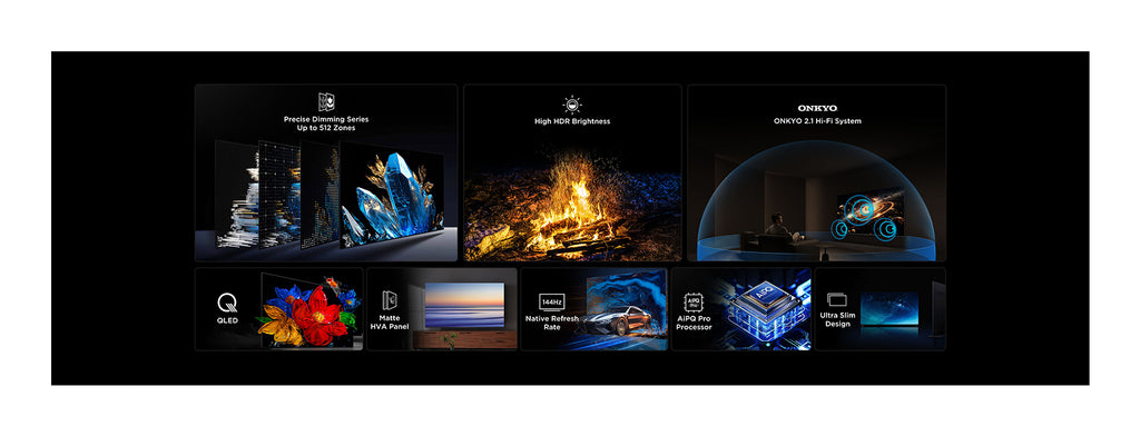 TCL C6K 75C6K TV 190,5 cm (75") 4K Ultra HD Smart TV Wifi Métallique