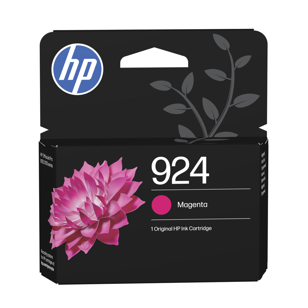HP 924 Cartouche d'Encre Authentique, Magenta