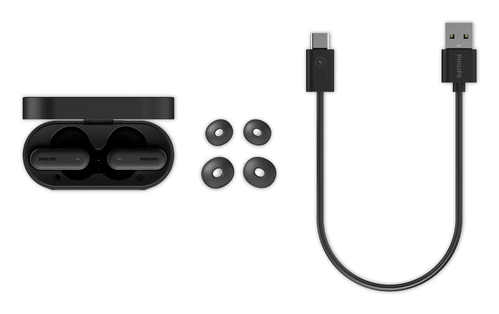 Philips 6000 series TAT6000BK/00 casque True Wireless Stereo (TWS) Ecouteurs Appels/Musique Bluetooth Noir