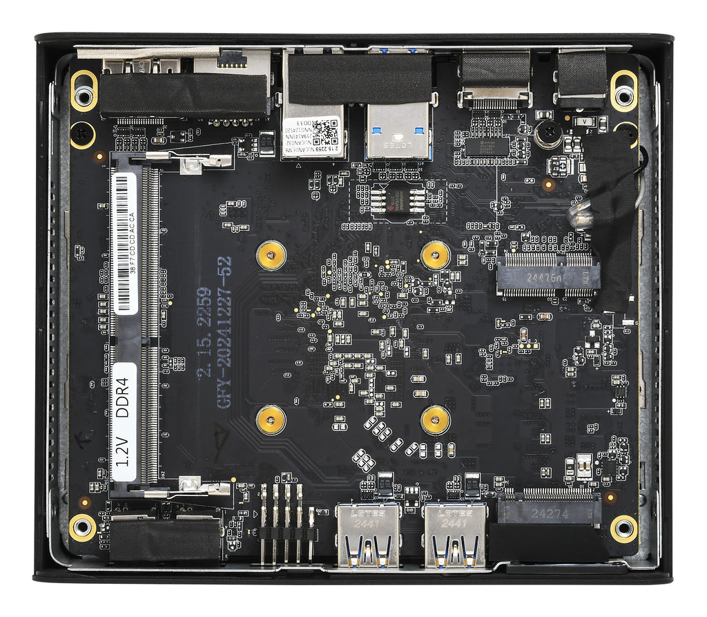 Shuttle Shuttle Nano PC NE1010BA, Windows 11 Pro,Intel N 100, 8GB DDR4, 128GB M.2, 1x HDMI, 1x DP, 6x USB, 1x LAN, FANLESS, 24/7, VESA