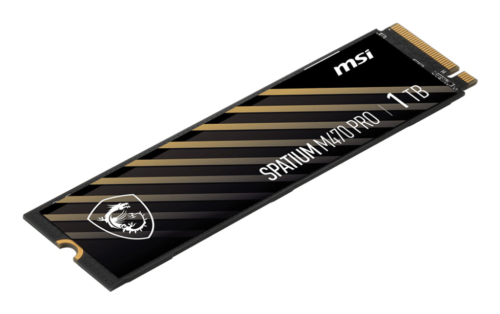 MSI Spatium M470 PRO PCIe 4.0 NVMe M.2 1TB 1 To PCI Express 4.0 3D NAND - vue 3