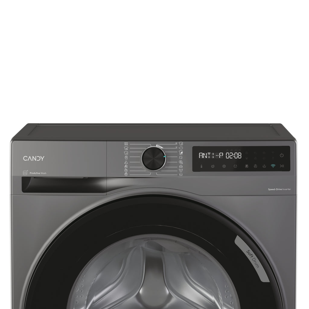 Candy BR 47SBL8G-S machine à laver Charge avant 7 kg 1400 tr/min Gris