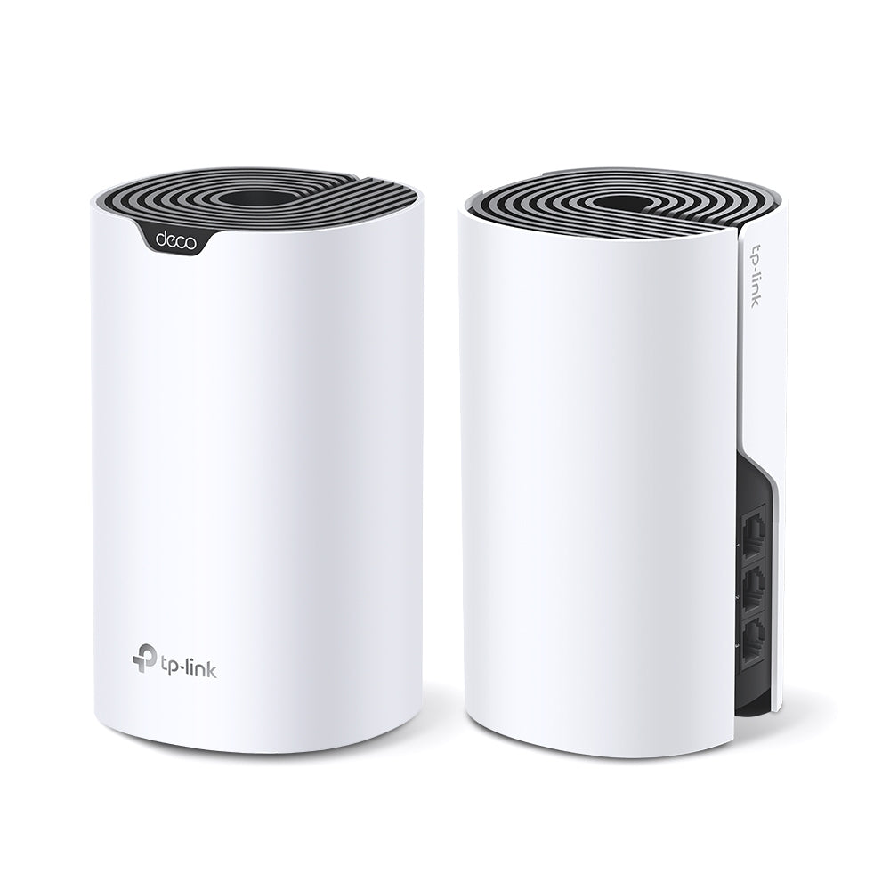 TP-Link Deco S7 (Pack de 2) Système Wi-Fi Maillé Bi-bande AC1900, Blanc