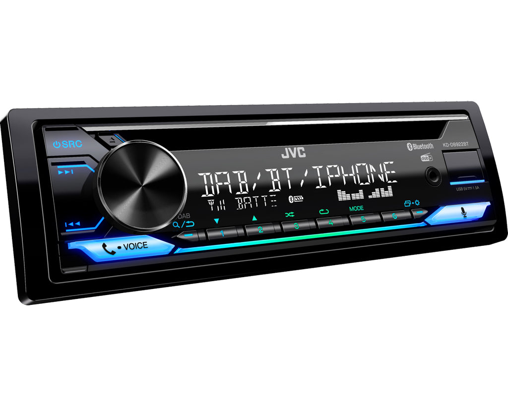 JVC KD-DB922BT Noir 200 W Bluetooth