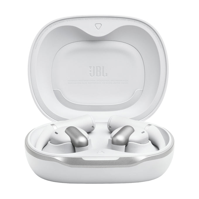 JBL Sense Pro Casque True Wireless Stereo (TWS) Crochets auriculaires Appels/Musique USB Type-C Bluetooth Socle de chargement Blanc