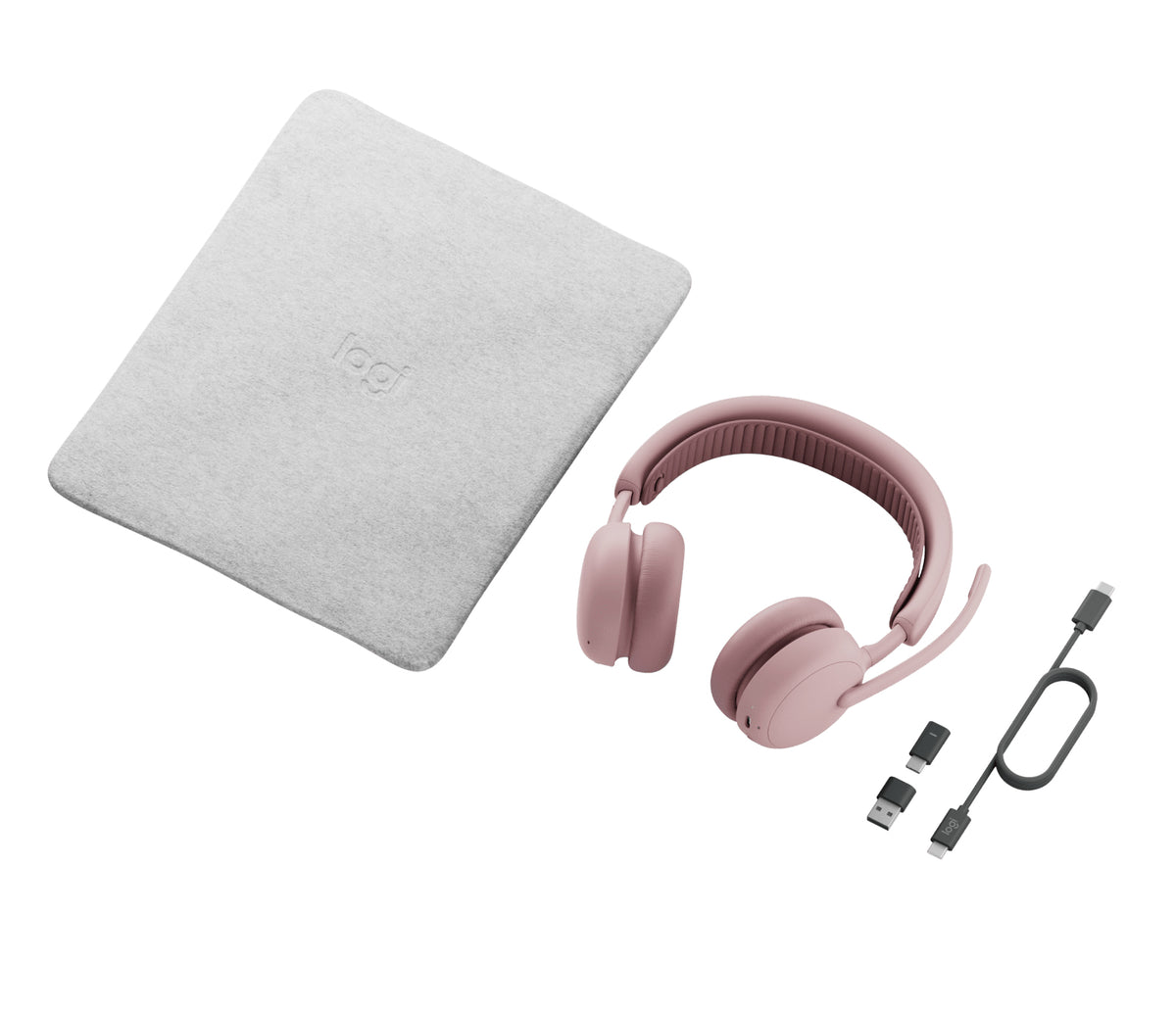 Logitech Zone Wireless 2 ES Casque Sans Fil et Filaire, Rose