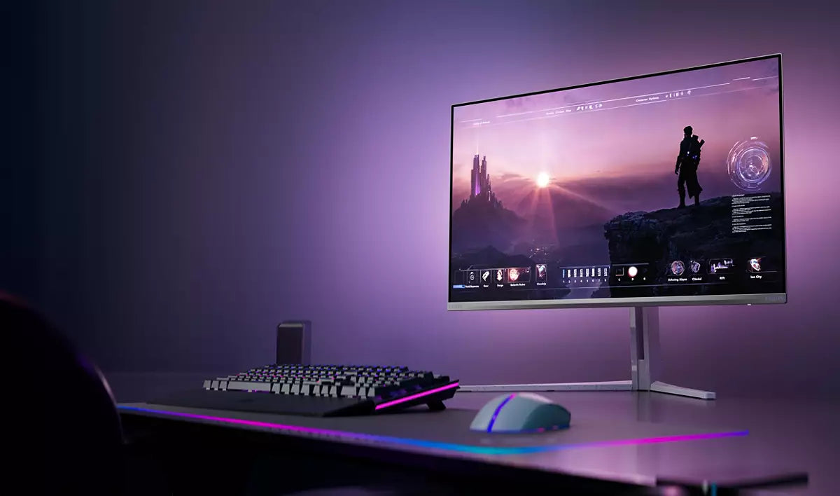 Philips Evnia 8000 32M2N8900/00 écran plat de PC 80 cm (31.5") 3840 x 2160 pixels 4K Ultra HD QD-OLED Blanc