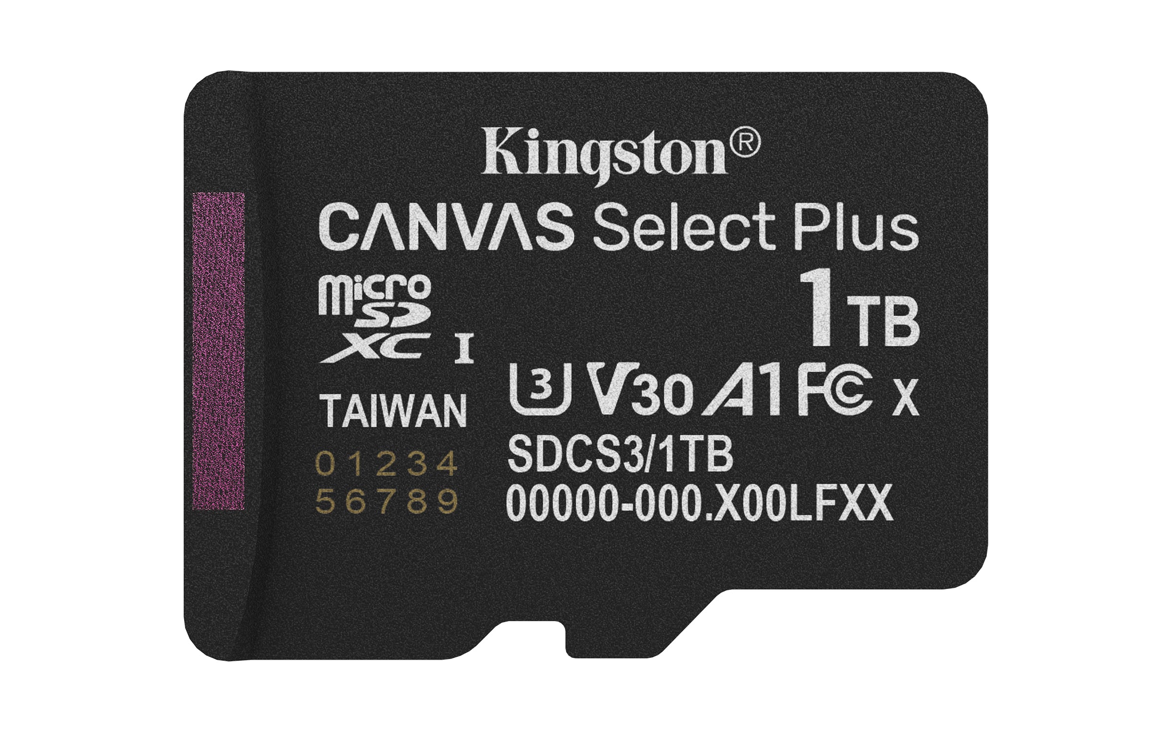 Kingston Technology 1TB microSDXC Canvas Select Plus Gen3 150MB/s A1 (Adaptateur SD inclus)