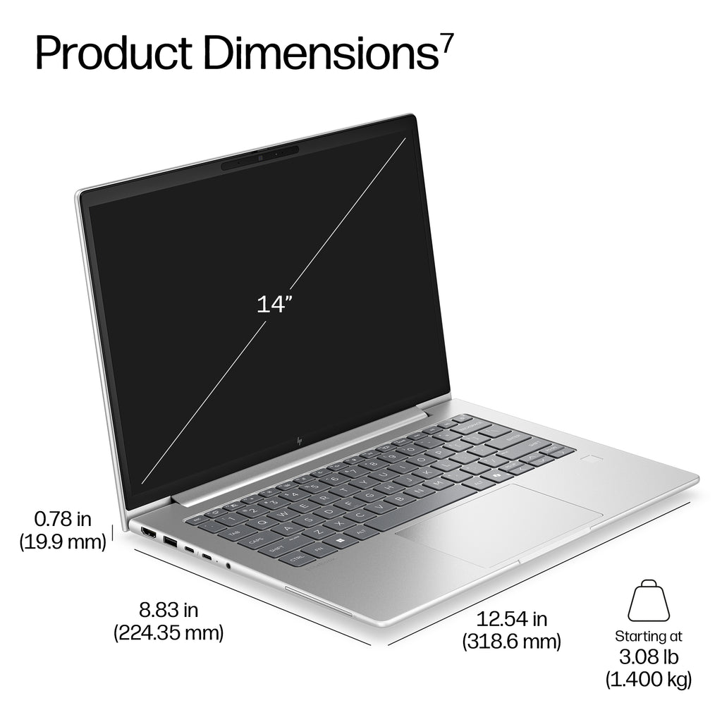 HP EB6G2i14AI U5 322 14 16GB/512 LTE5GPC Nordics