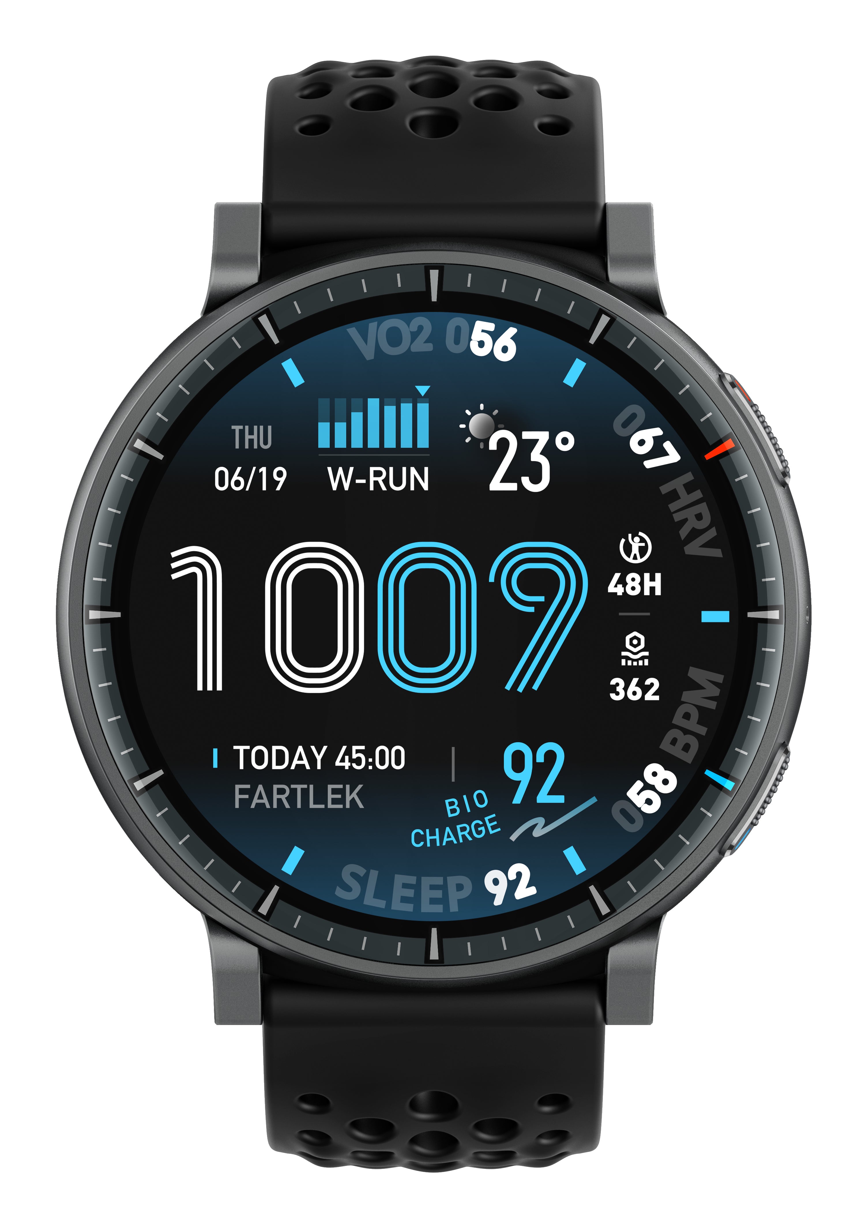 Amazfit Active Max 3,81 cm (1.5") AMOLED Numérique 480 x 480 pixels Écran tactile Noir