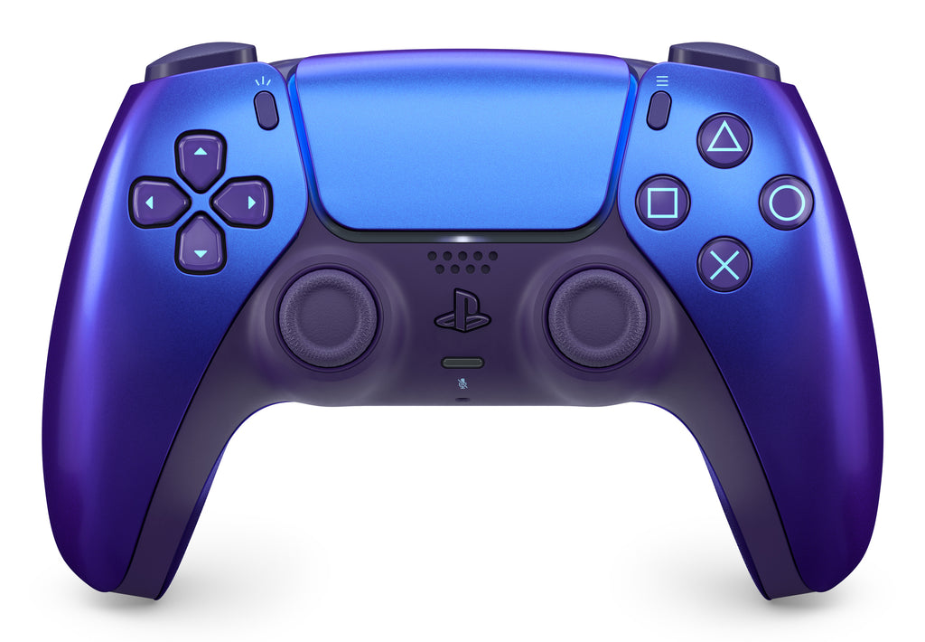 Sony DualSense V2 Manette PS5 Chrome Indigo avec Retour Haptique et Batterie Rechargeable
