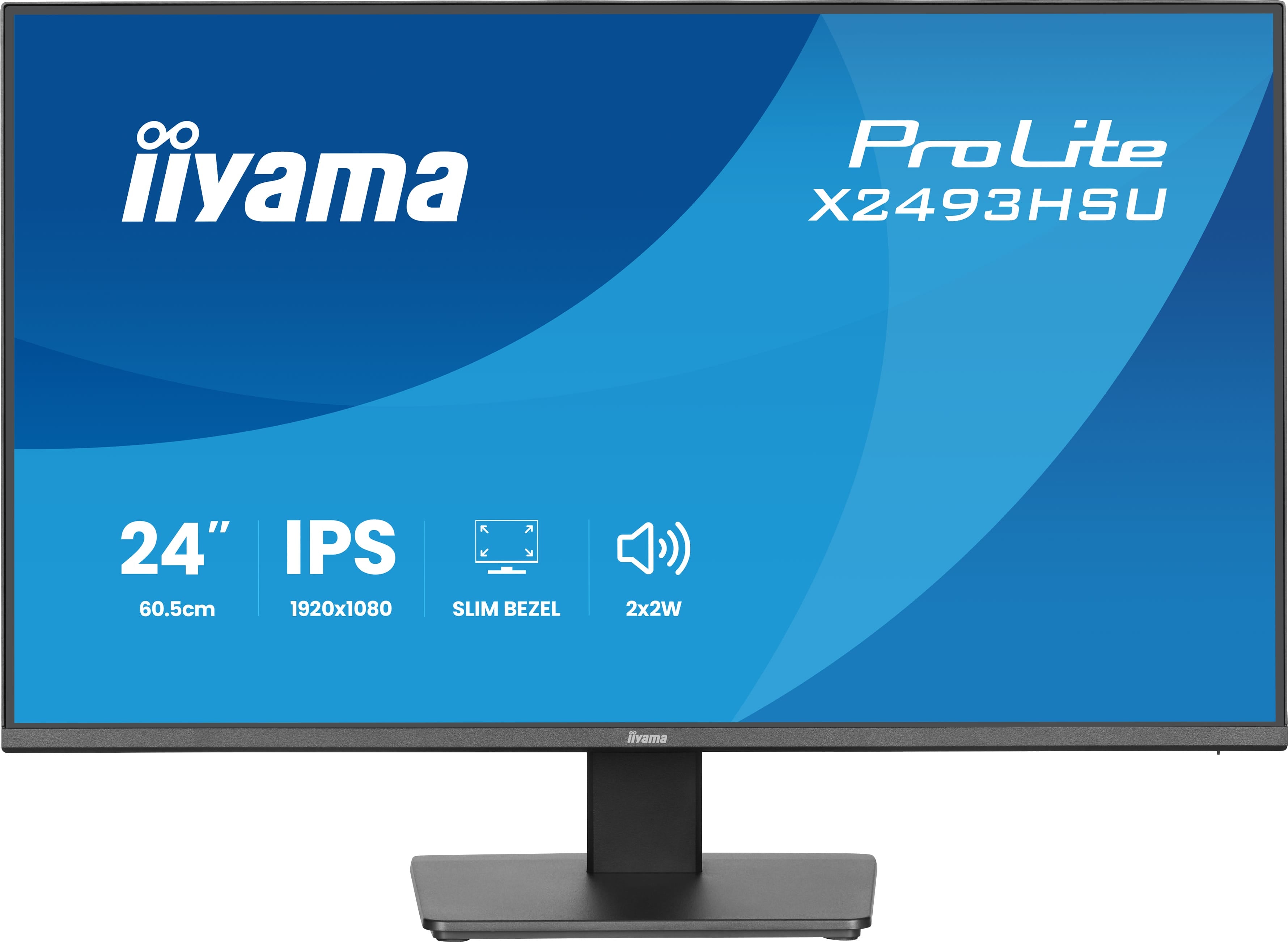 iiyama ProLite X2493HSU-B1 écran plat de PC 60,5 cm (23.8") 1920 x 1080 pixels Full HD LED Noir