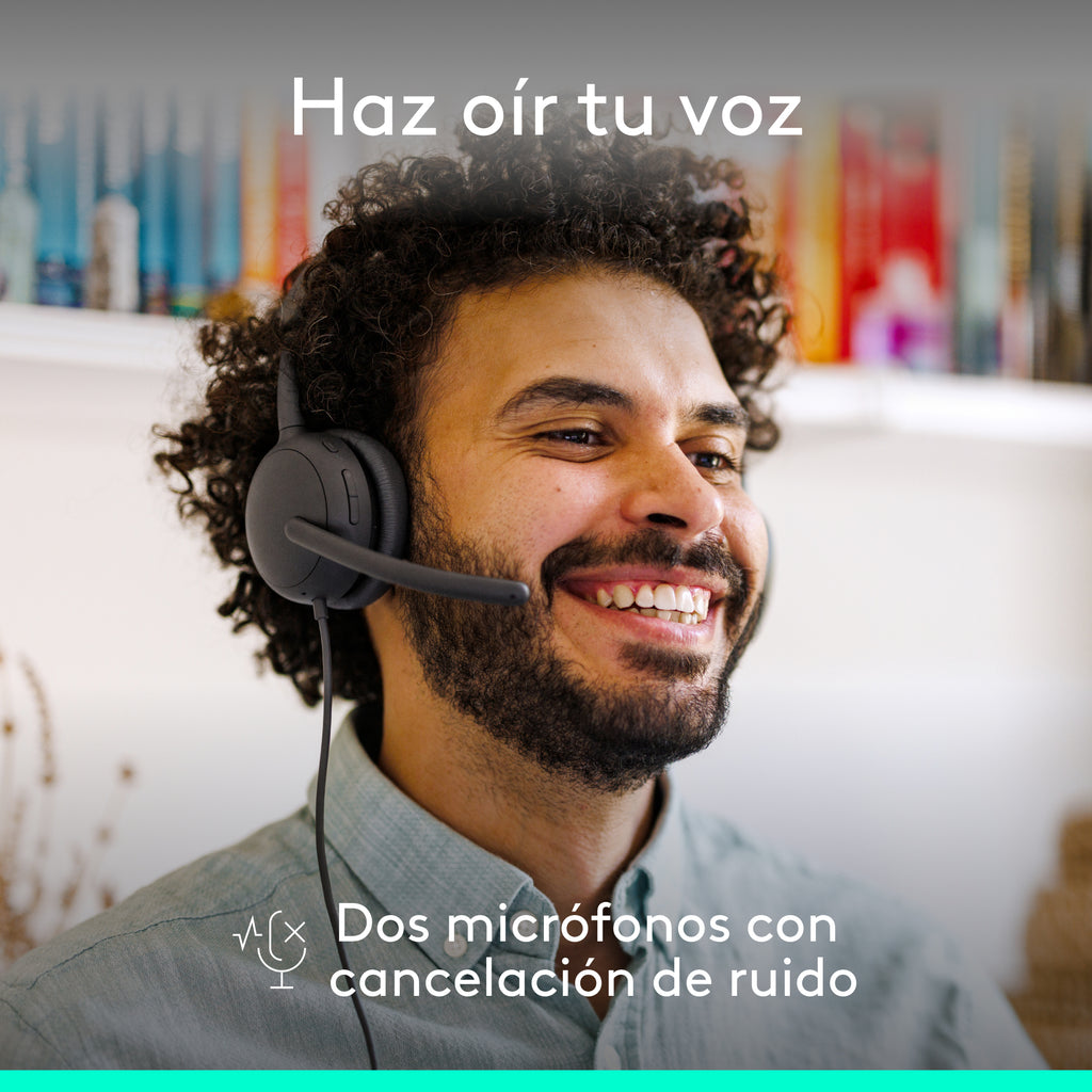 Logitech Zone Wired 2 Kablet Høretelefoner Grå