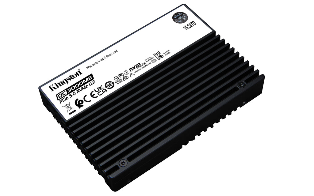 Kingston Technology DC3000ME 15,36 To SSD Enterprise U.2 PCIe 5.0 NVMe TCG Opal