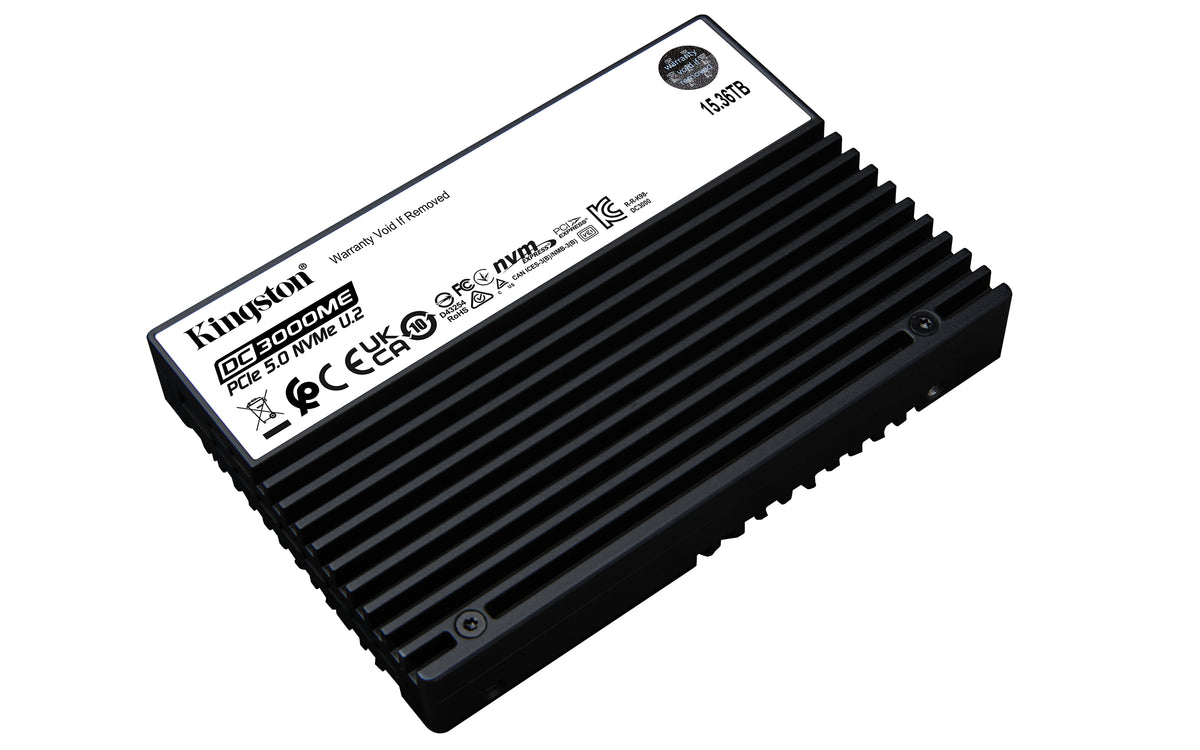 Kingston Technology DC3000ME 15,36 To SSD Enterprise U.2 PCIe 5.0 NVMe TCG Opal