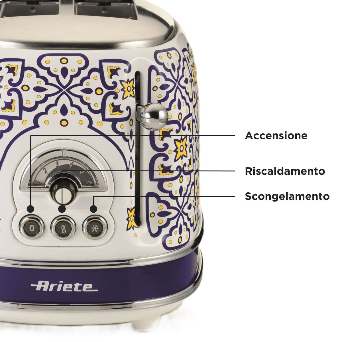 Ariete 0155/0C 6 2 part(s) 810 W Blanc, Bleu clair - vue 6