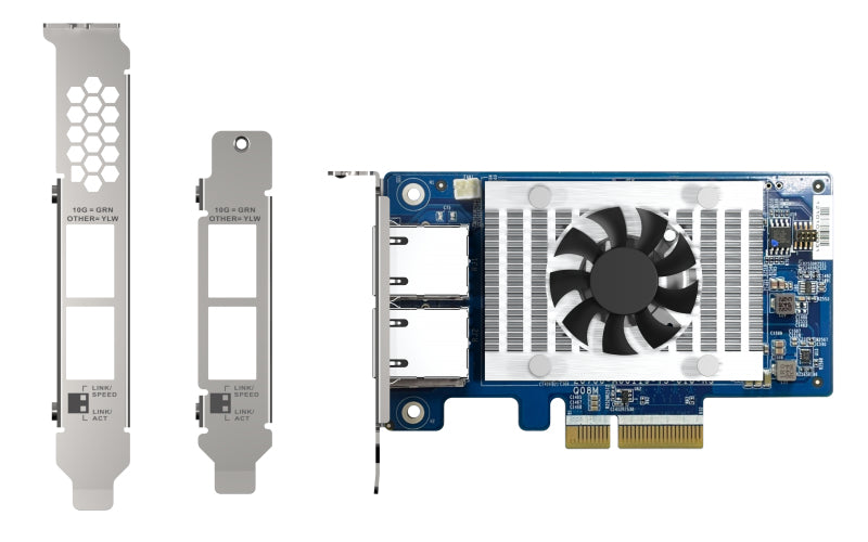 QNAP QXG-10G2T-X710 carte réseau Interne Ethernet 1000 Mbit/s